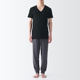 紳士　さらっと綿　Ｖネック半袖Ｔシャツ