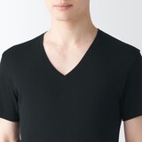 紳士　さらっと綿　Ｖネック半袖Ｔシャツ