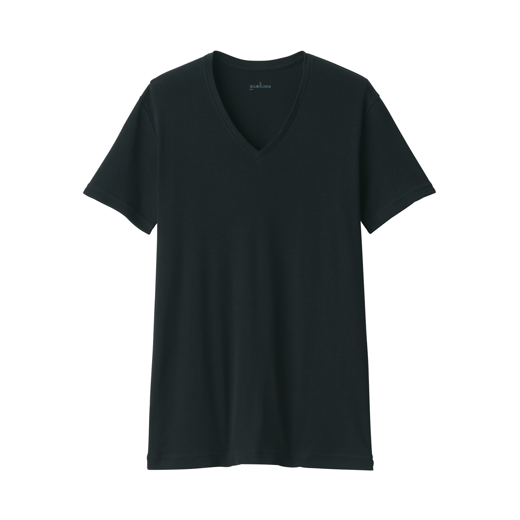 紳士　さらっと綿　Ｖネック半袖Ｔシャツ