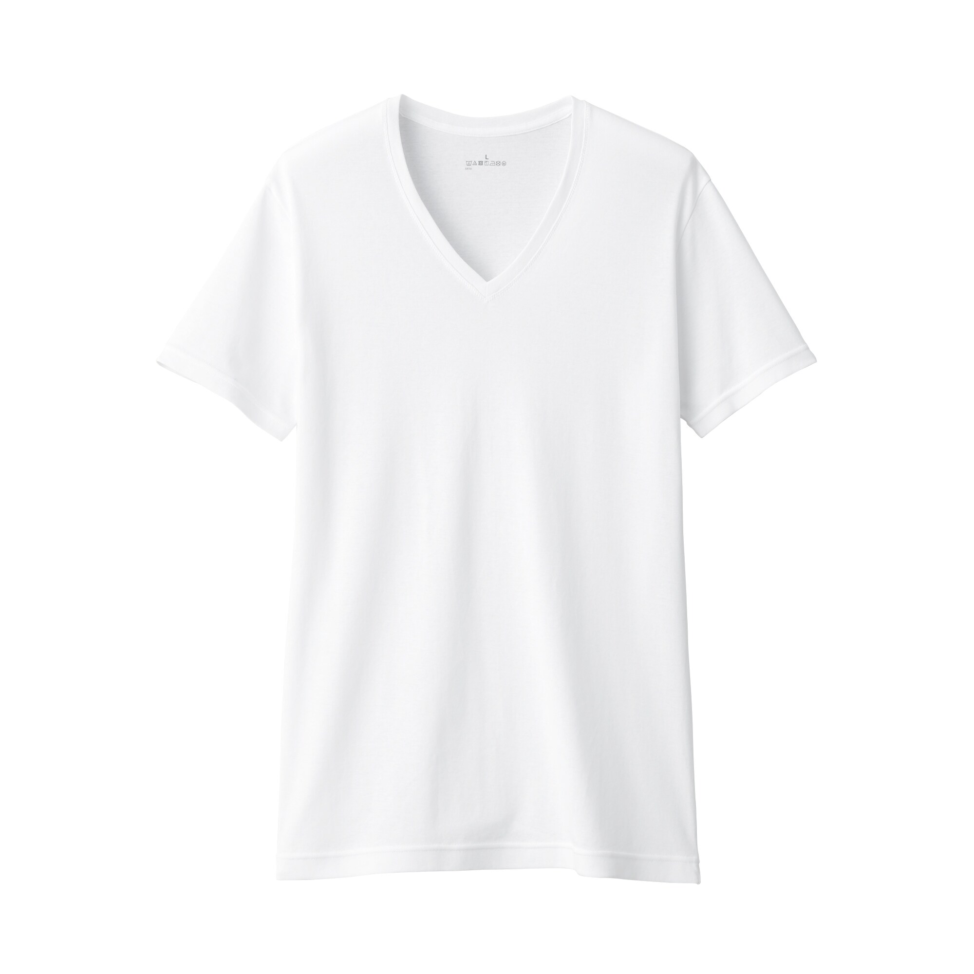 紳士　さらっと綿　Ｖネック半袖Ｔシャツ