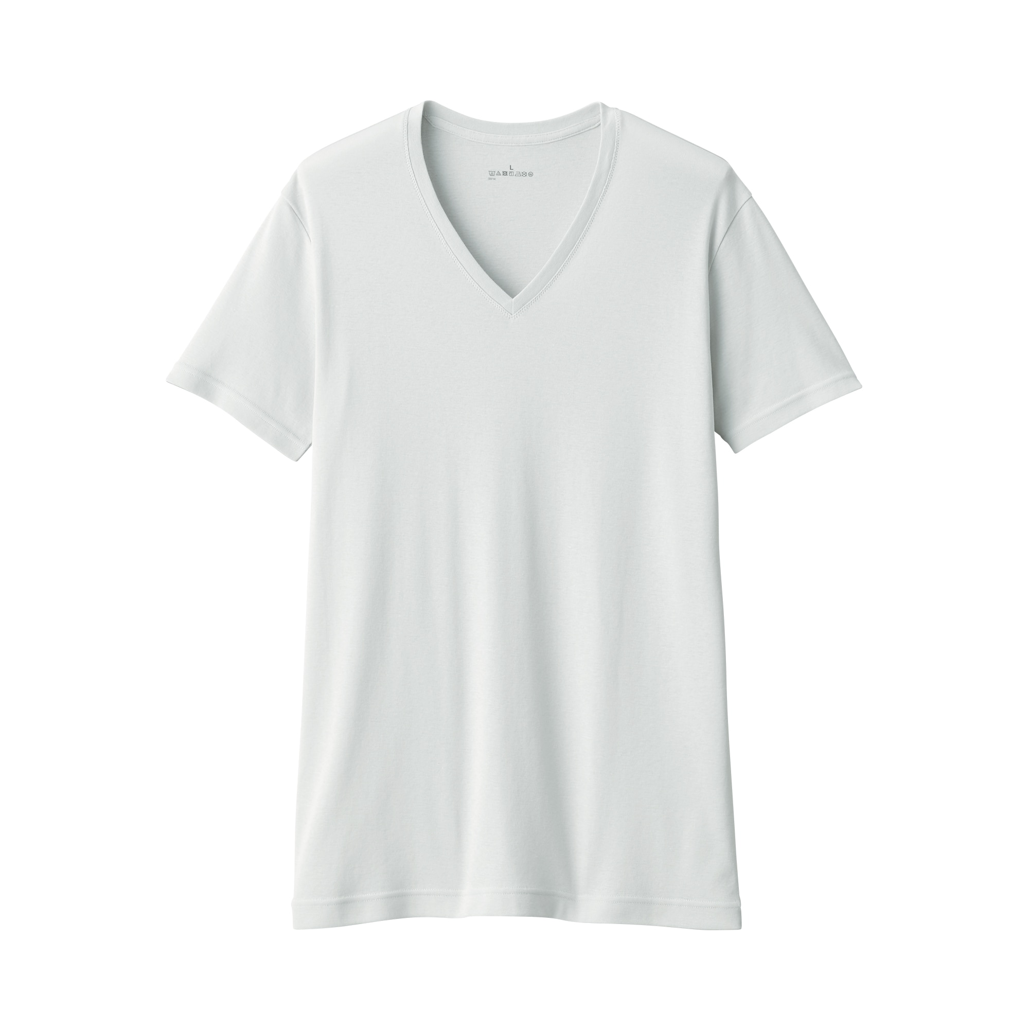 紳士　さらっと綿　Ｖネック半袖Ｔシャツ