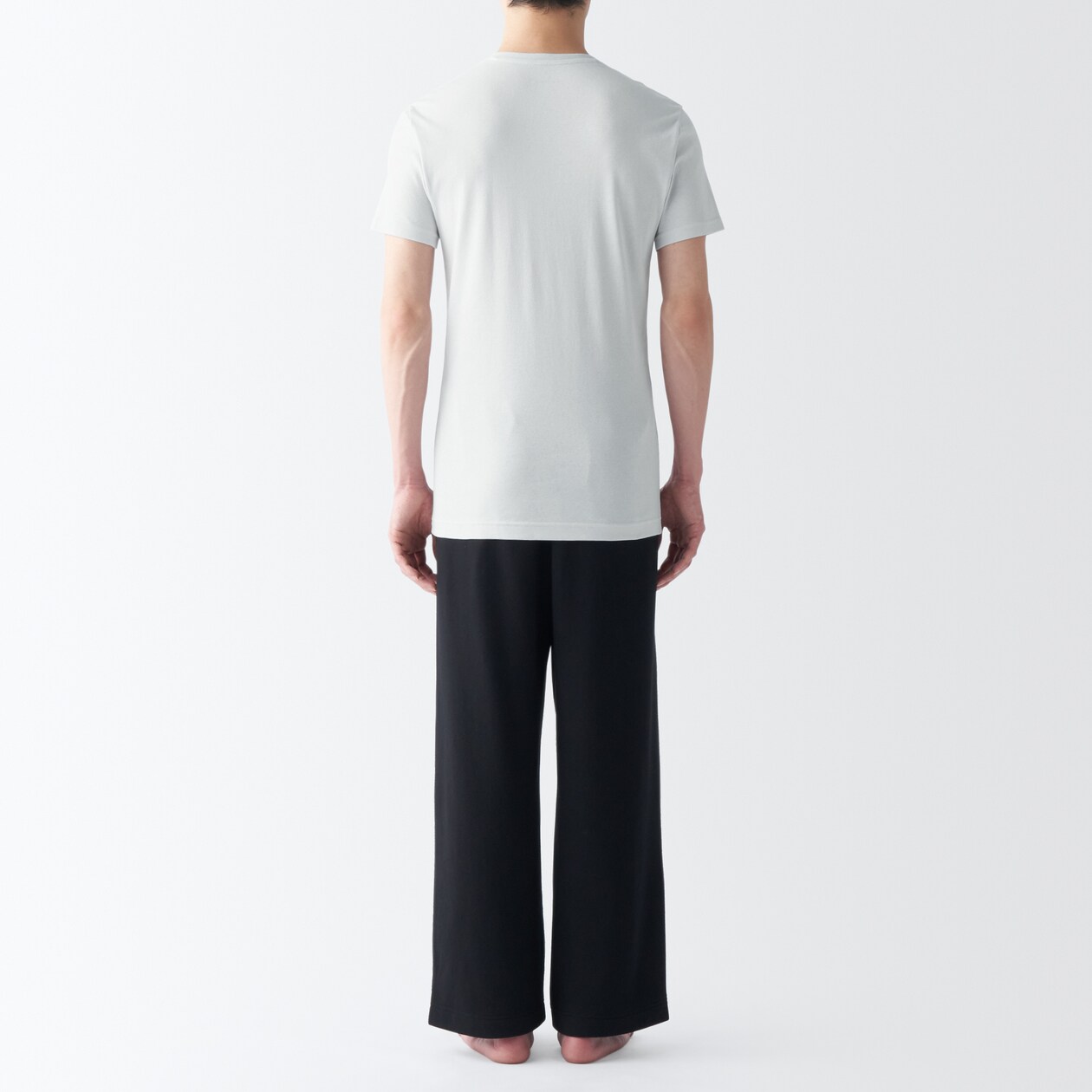 紳士　さらっと綿　Ｖネック半袖Ｔシャツ