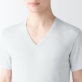 紳士　さらっと綿　Ｖネック半袖Ｔシャツ