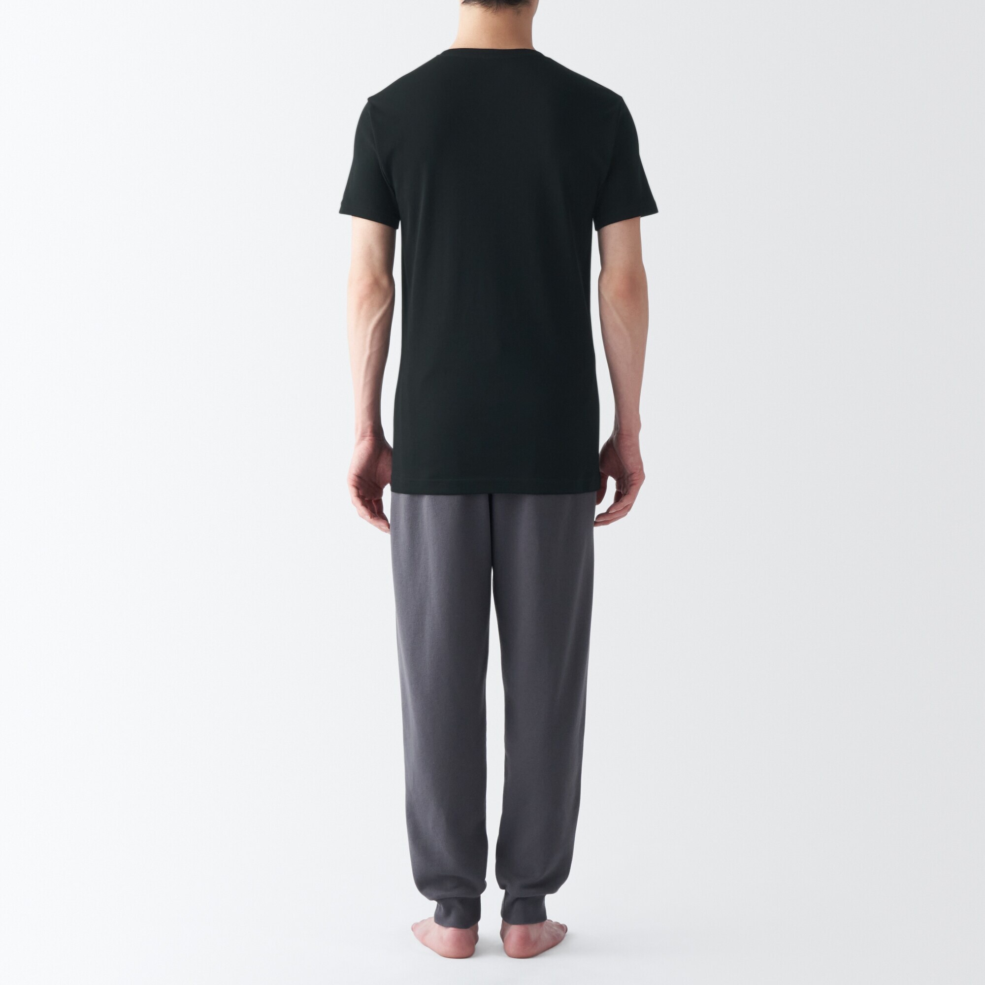 紳士　さらっと綿　Ｖネック半袖Ｔシャツ