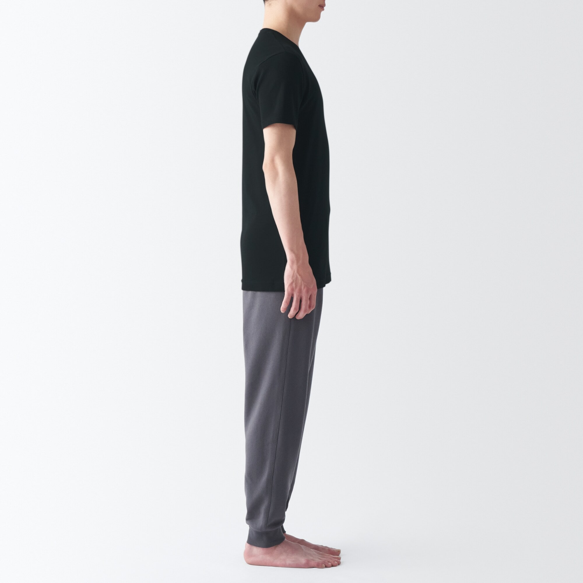 紳士　さらっと綿　Ｖネック半袖Ｔシャツ