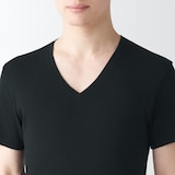 紳士　さらっと綿　Ｖネック半袖Ｔシャツ