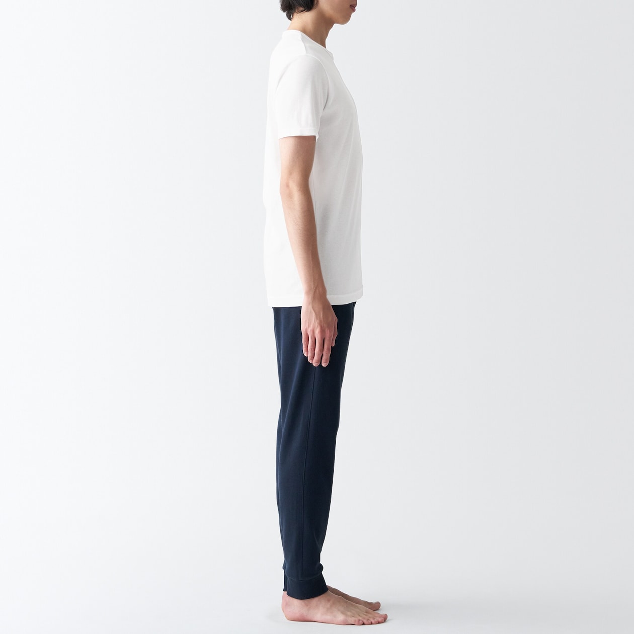 紳士　さらっと綿　クルーネック半袖Ｔシャツ