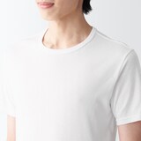 紳士　さらっと綿　クルーネック半袖Ｔシャツ