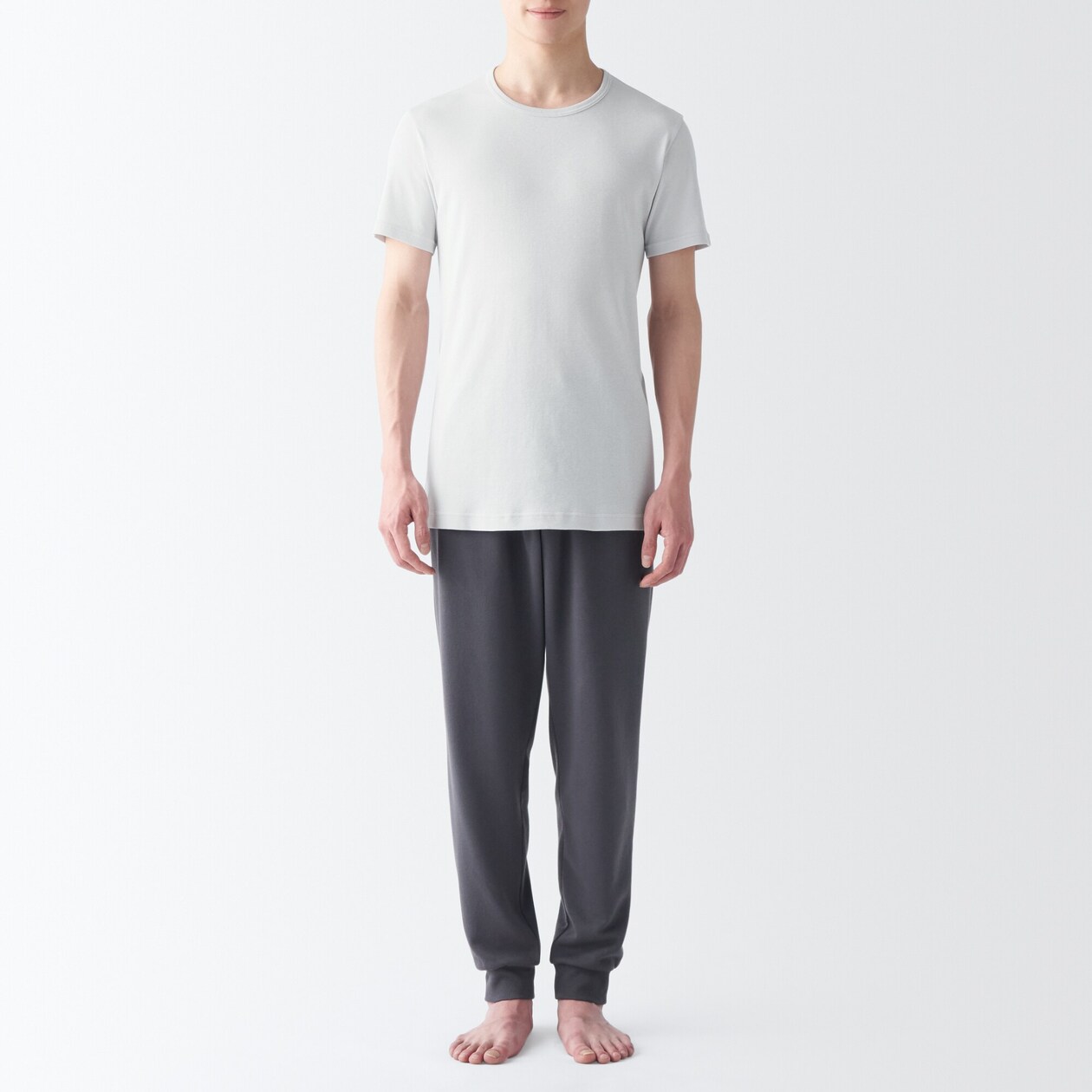紳士　さらっと綿　クルーネック半袖Ｔシャツ