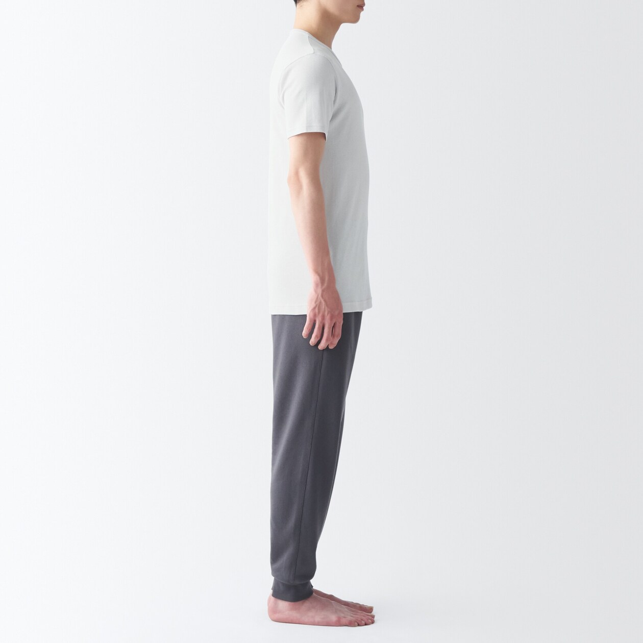 紳士　さらっと綿　クルーネック半袖Ｔシャツ