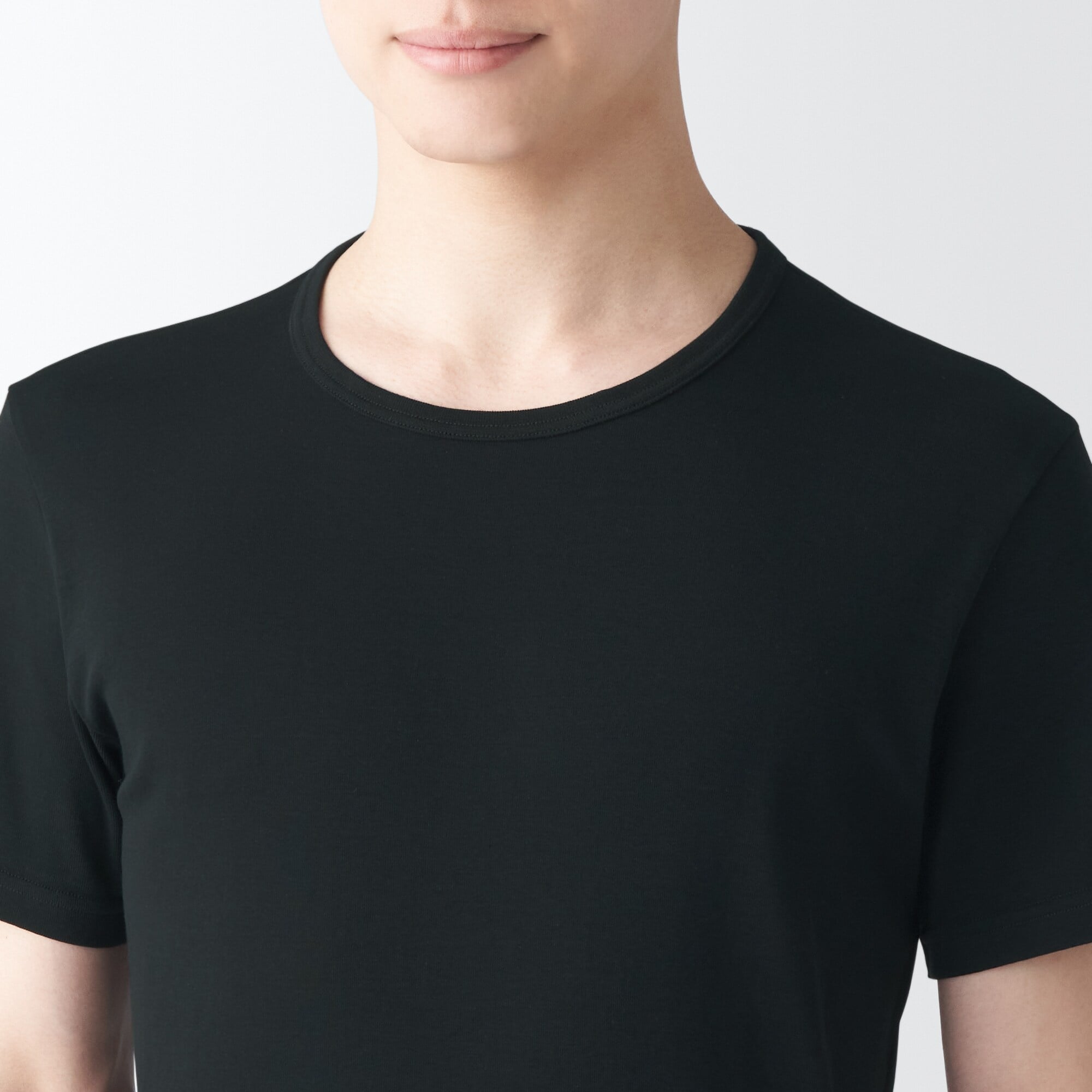 紳士　さらっと綿　クルーネック半袖Ｔシャツ