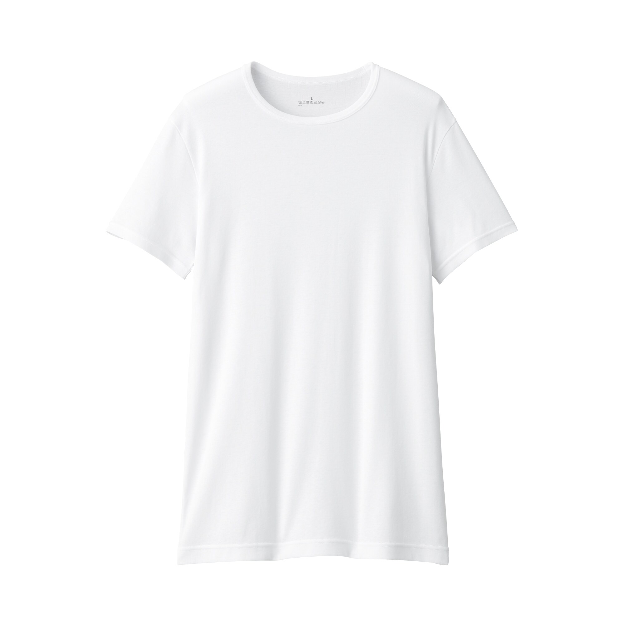 紳士　さらっと綿　クルーネック半袖Ｔシャツ