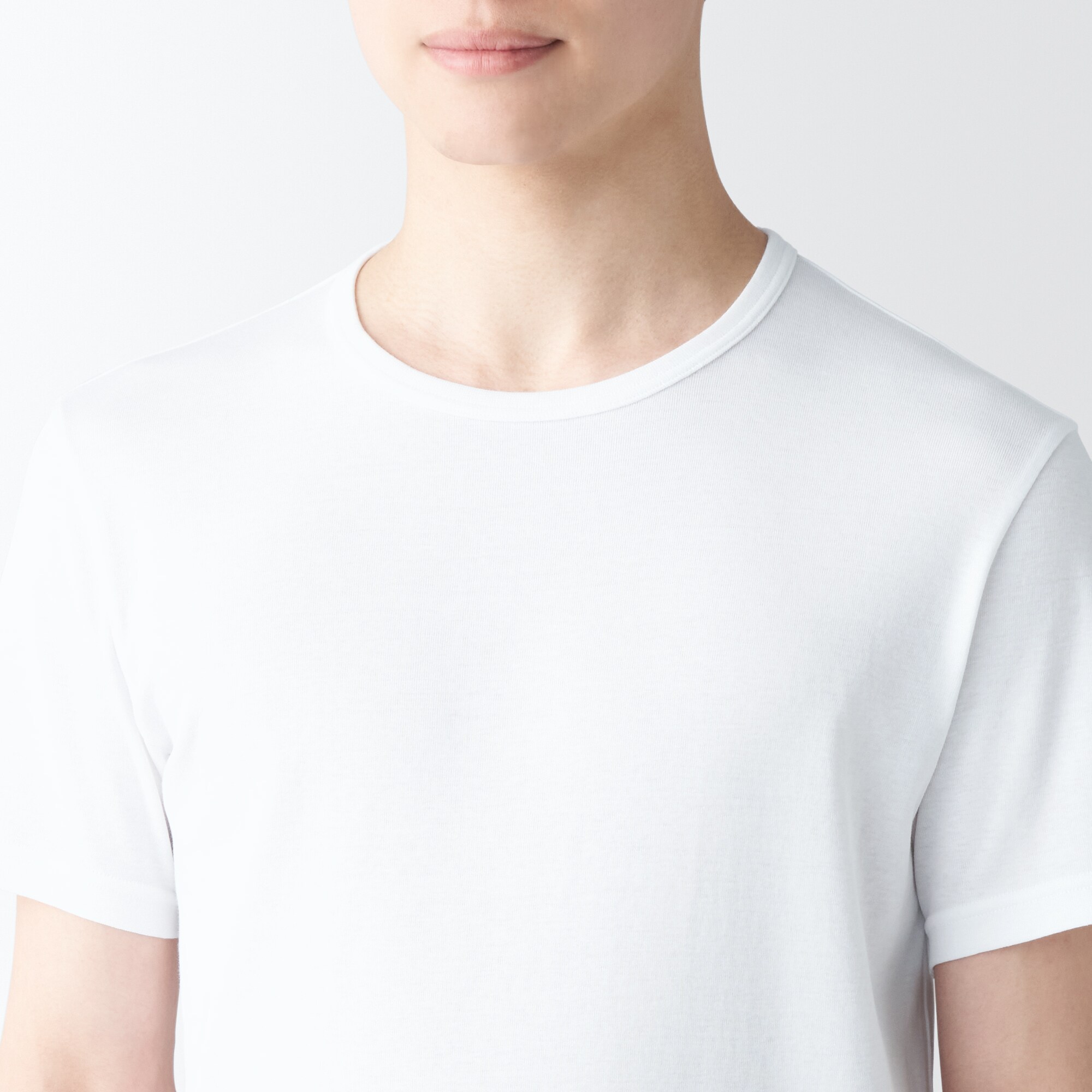 紳士　さらっと綿　クルーネック半袖Ｔシャツ