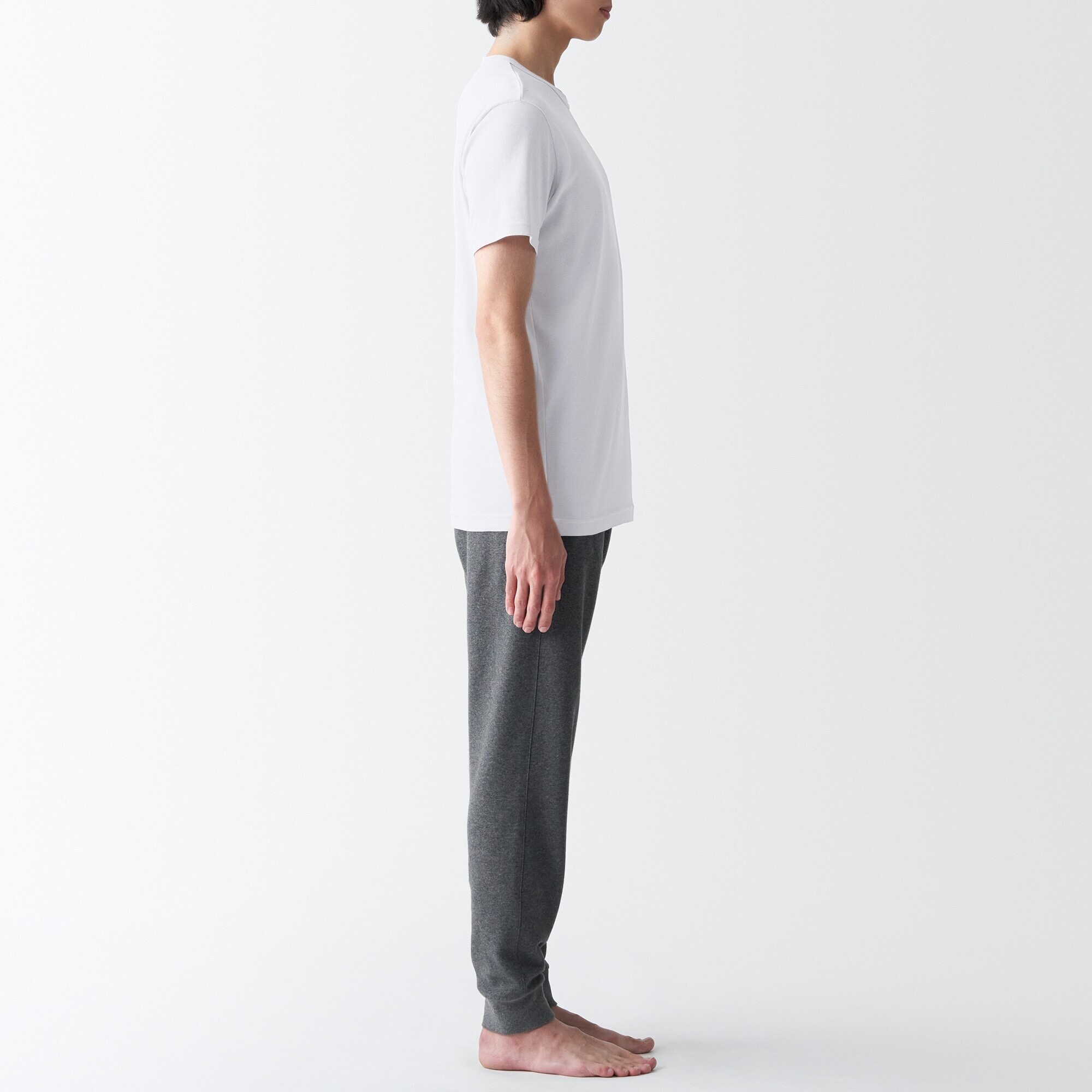 紳士　さらっと綿　クルーネック半袖Ｔシャツ