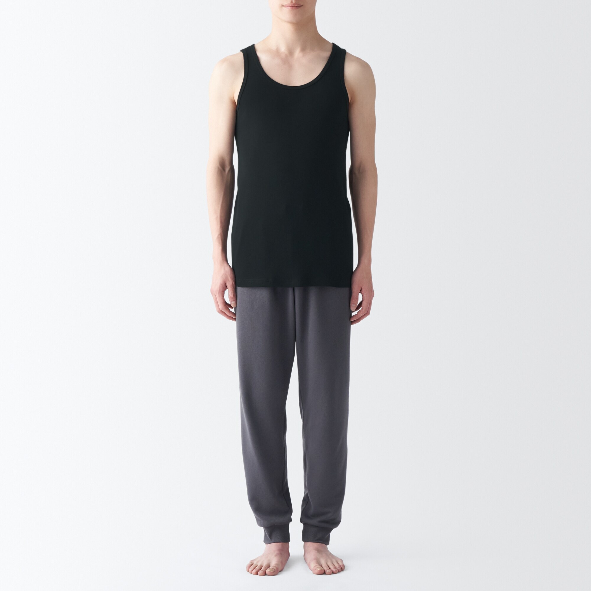 紳士　さらっと綿　タンクトップ