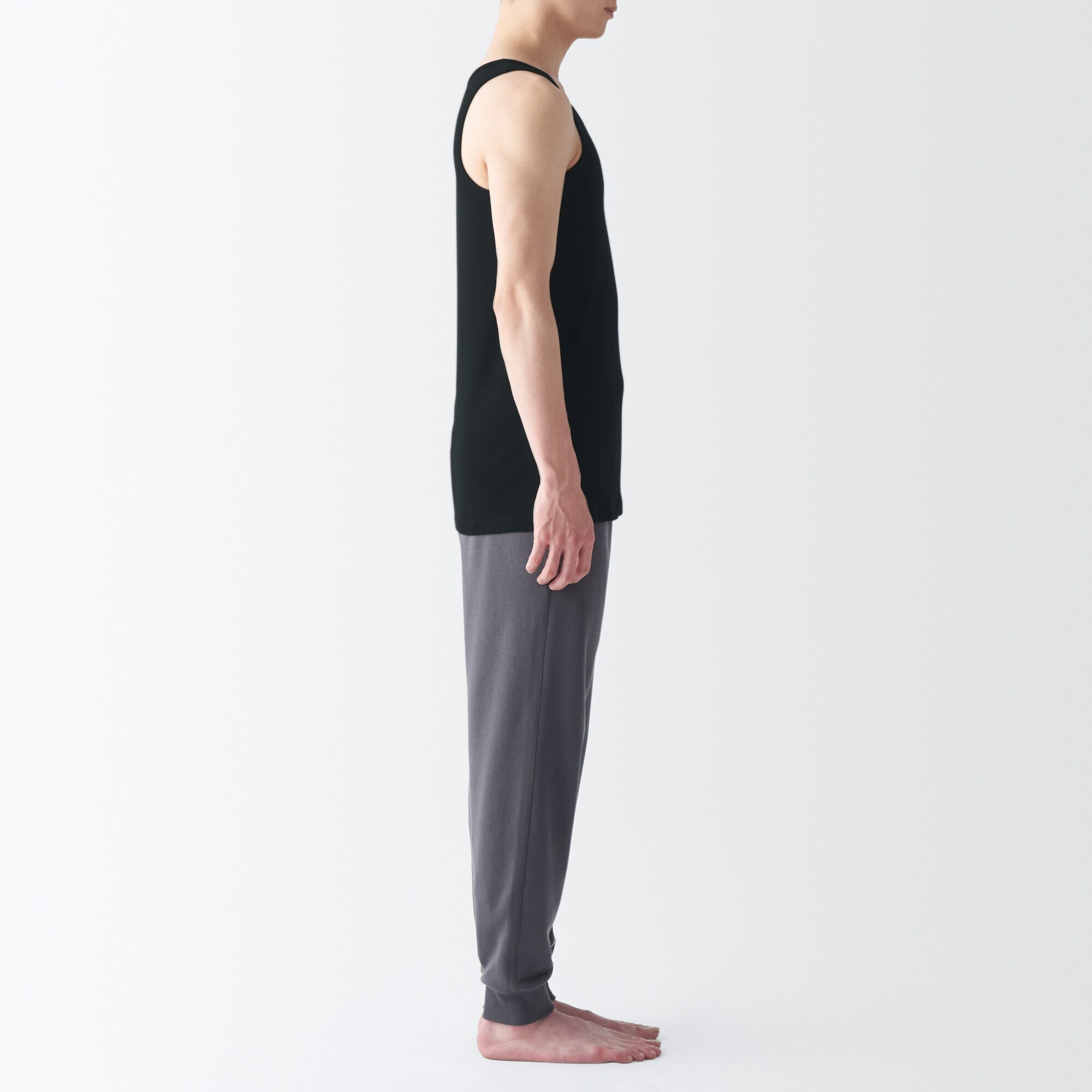 紳士　さらっと綿　タンクトップ