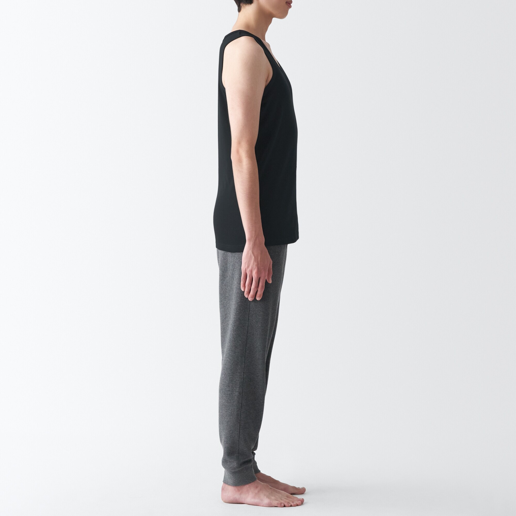 紳士　さらっと綿　タンクトップ