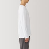 紳士　あったか綿　Ｖネック長袖Ｔシャツ