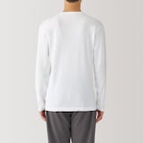 紳士　あったか綿　Ｖネック長袖Ｔシャツ