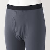 紳士　あったか綿　ロングタイツ