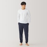 紳士　あったか綿　厚手　クルーネック長袖Ｔシャツ