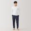 紳士　あったか綿　厚手　クルーネック長袖Ｔシャツ