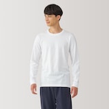 紳士　あったか綿　厚手　クルーネック長袖Ｔシャツ