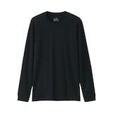 紳士　あったか綿　厚手　クルーネック長袖Ｔシャツ