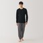 紳士　あったか綿　厚手　クルーネック長袖Ｔシャツ