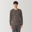 紳士　あったか綿　厚手　クルーネック長袖Ｔシャツ