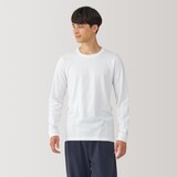 紳士　あったか綿　厚手　クルーネック長袖Ｔシャツ