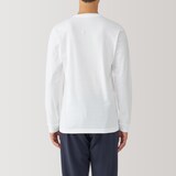 紳士　あったか綿　厚手　クルーネック長袖Ｔシャツ