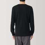 紳士　あったか綿　ウールＶネック長袖Ｔシャツ