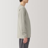 紳士　あったか綿　ウールＶネック長袖Ｔシャツ