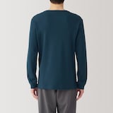 紳士　あったか綿　ウールＶネック長袖Ｔシャツ