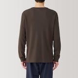 紳士　あったか綿　ウールＶネック長袖Ｔシャツ