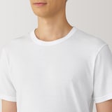 紳士　あったか綿　クルーネック半袖Ｔシャツ