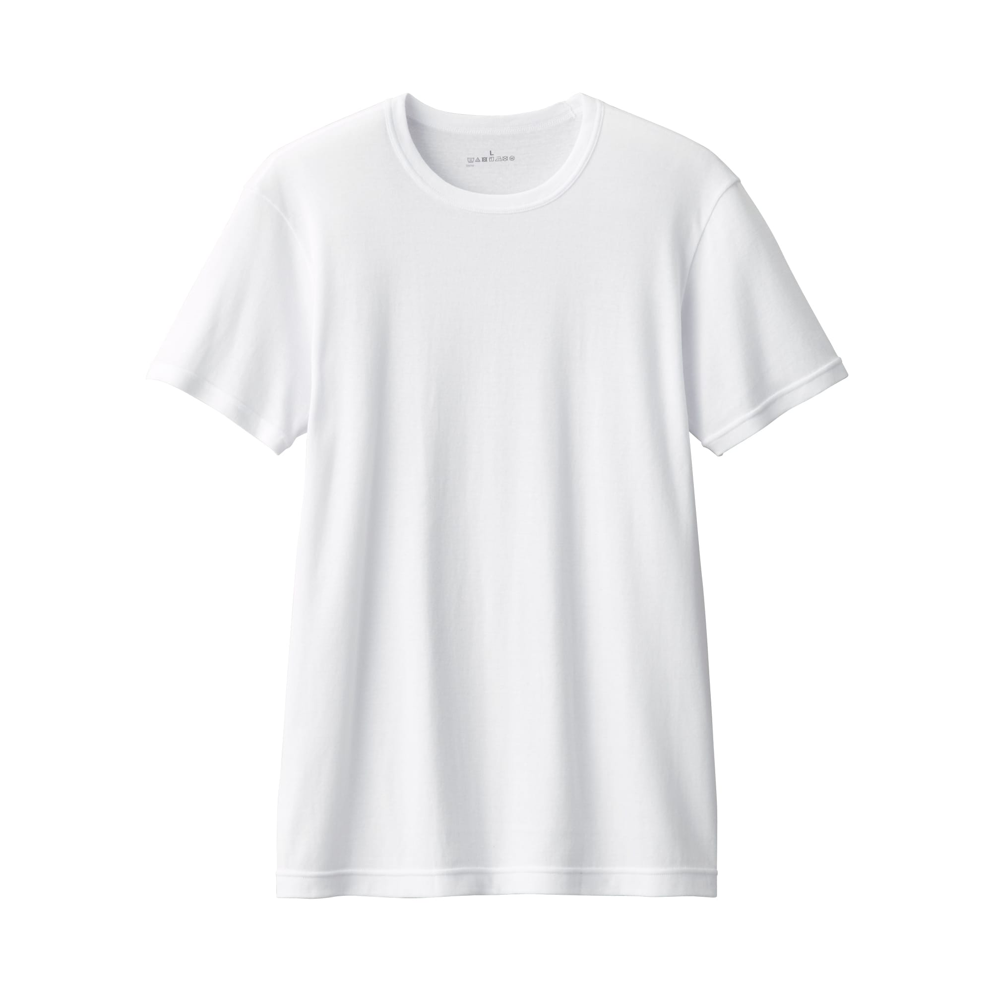 紳士　あったか綿　クルーネック半袖Ｔシャツ