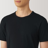 紳士　あったか綿　クルーネック半袖Ｔシャツ