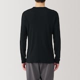 紳士　あったか綿　クルーネック長袖Ｔシャツ