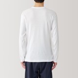 紳士　あったか綿　クルーネック長袖Ｔシャツ