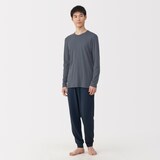 紳士　あったか綿　クルーネック長袖Ｔシャツ