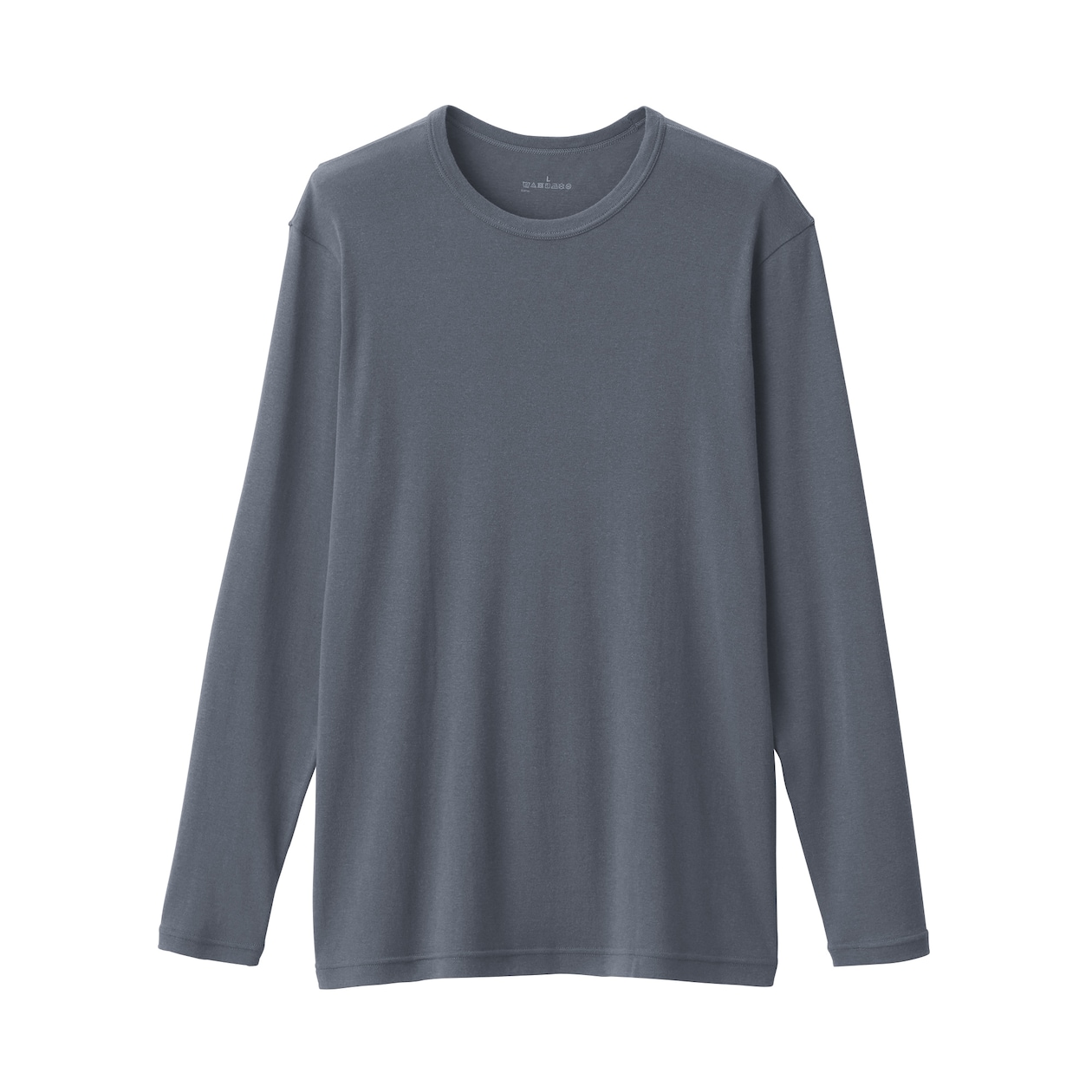 紳士　あったか綿　クルーネック長袖Ｔシャツ