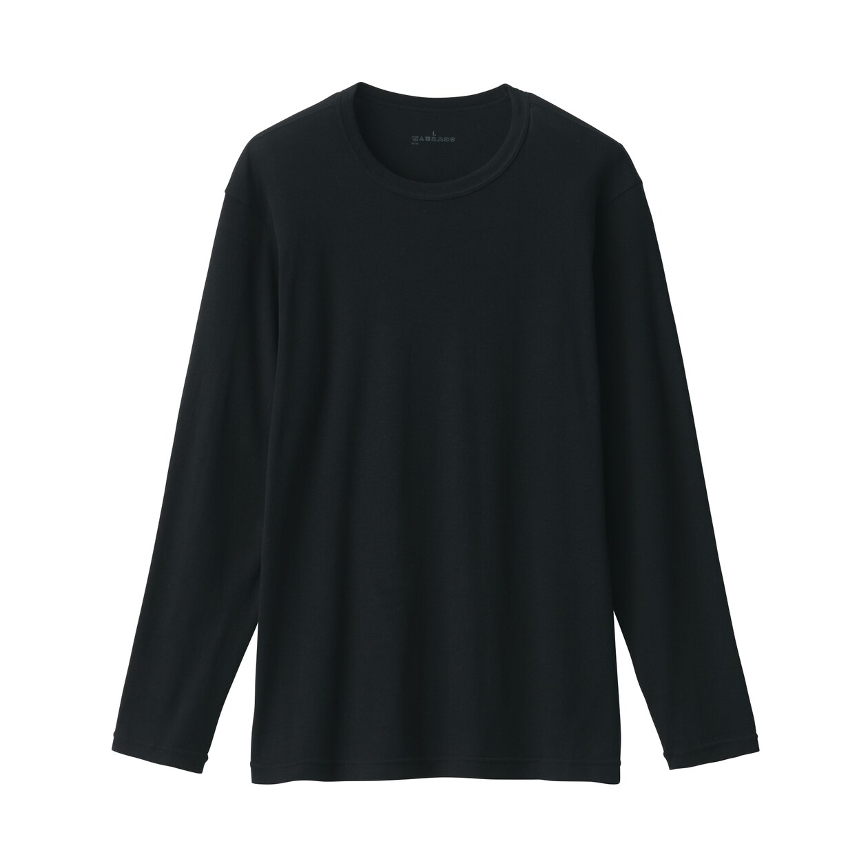 紳士　あったか綿　クルーネック長袖Ｔシャツ