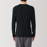 紳士　あったか綿　クルーネック長袖Ｔシャツ