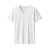 紳士　あったか綿　Ｖネック半袖Ｔシャツ