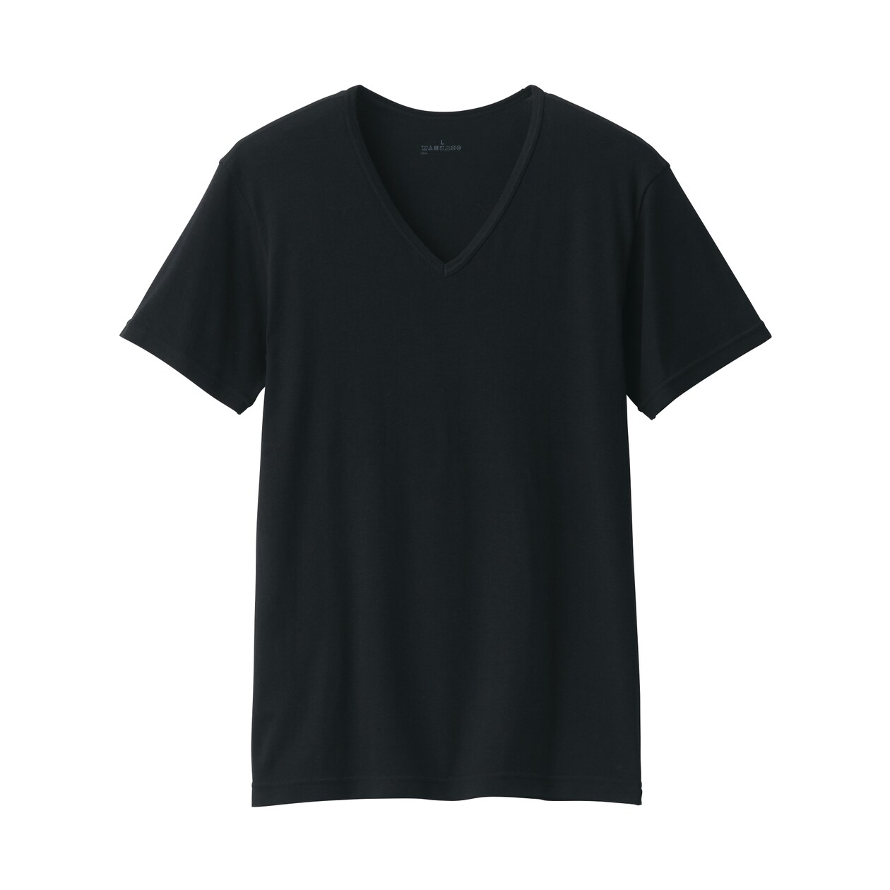 紳士　あったか綿　Ｖネック半袖Ｔシャツ