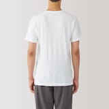 紳士　あったか綿　Ｖネック半袖Ｔシャツ