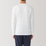 紳士　あったか綿　厚手　Ｖネック長袖Ｔシャツ