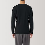 紳士　あったか綿　厚手　Ｖネック長袖Ｔシャツ